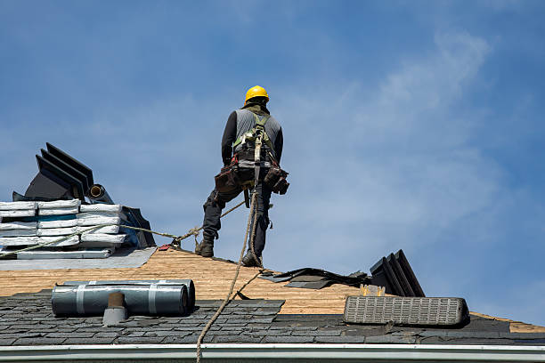 Professional Roofing technician working in Old Westbury, NY